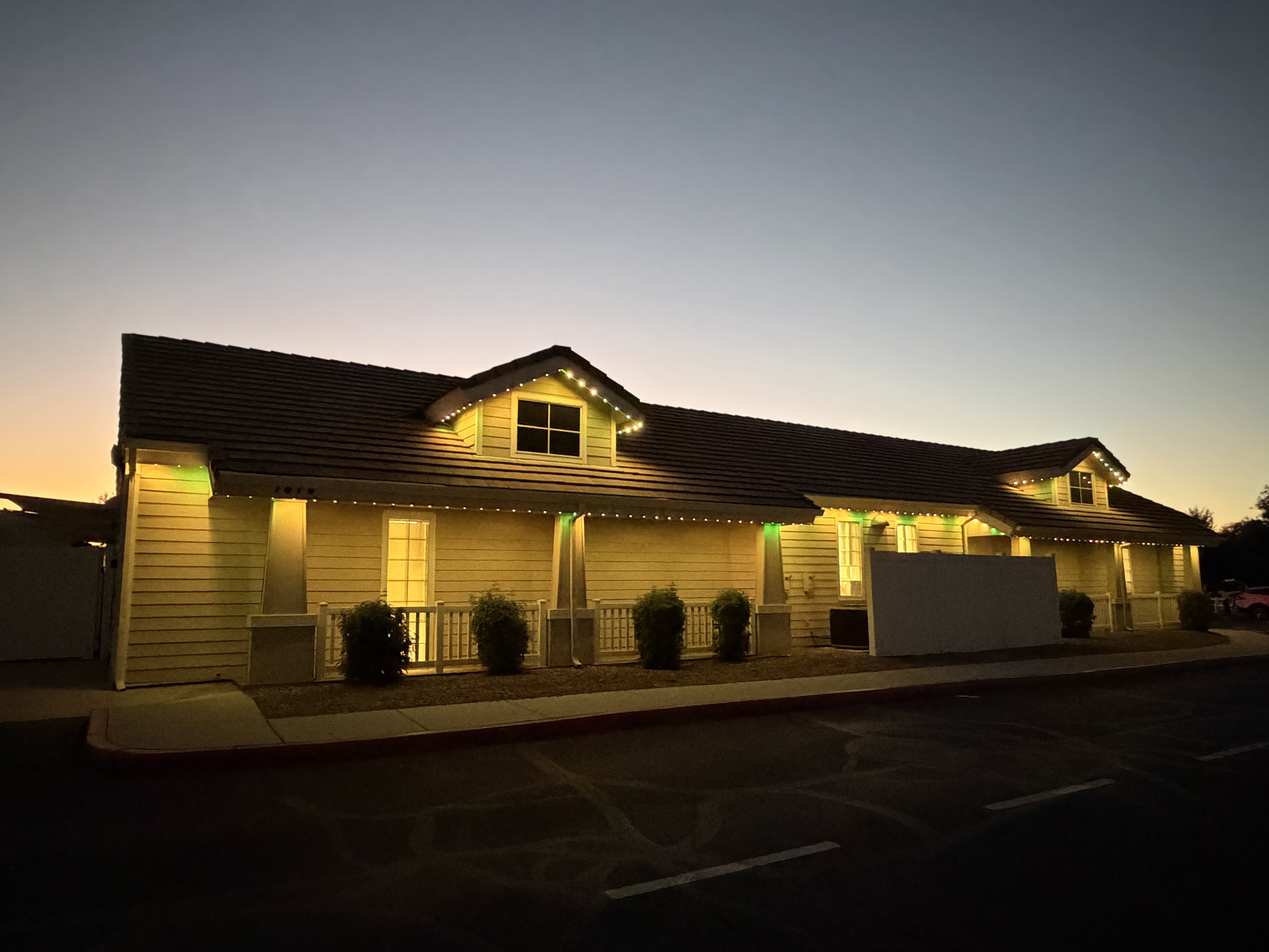 IMG 2285 permanent lighting installation in East Valley, Arizona