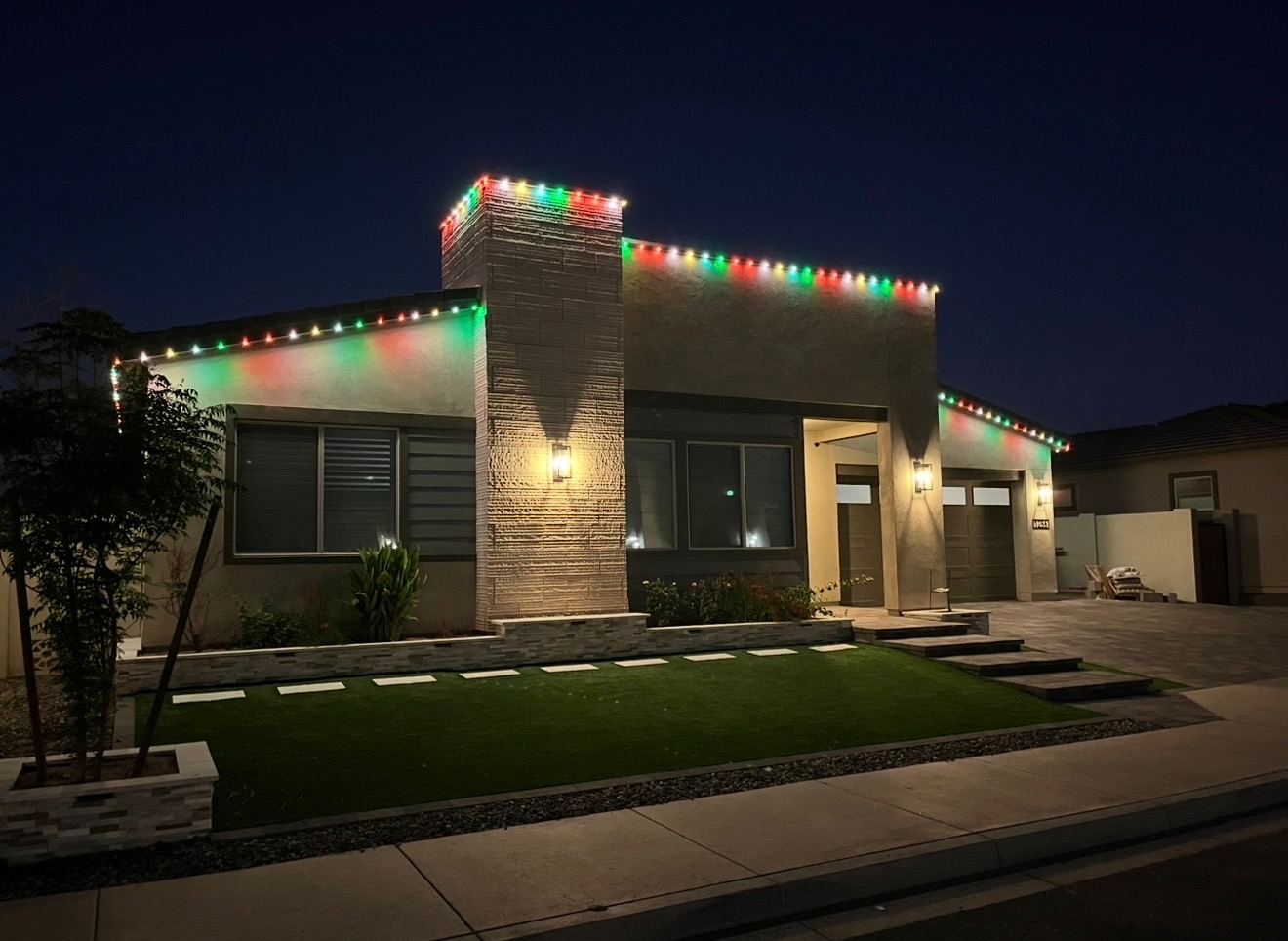 IMG 5371 permanent lighting installation in East Valley, Arizona