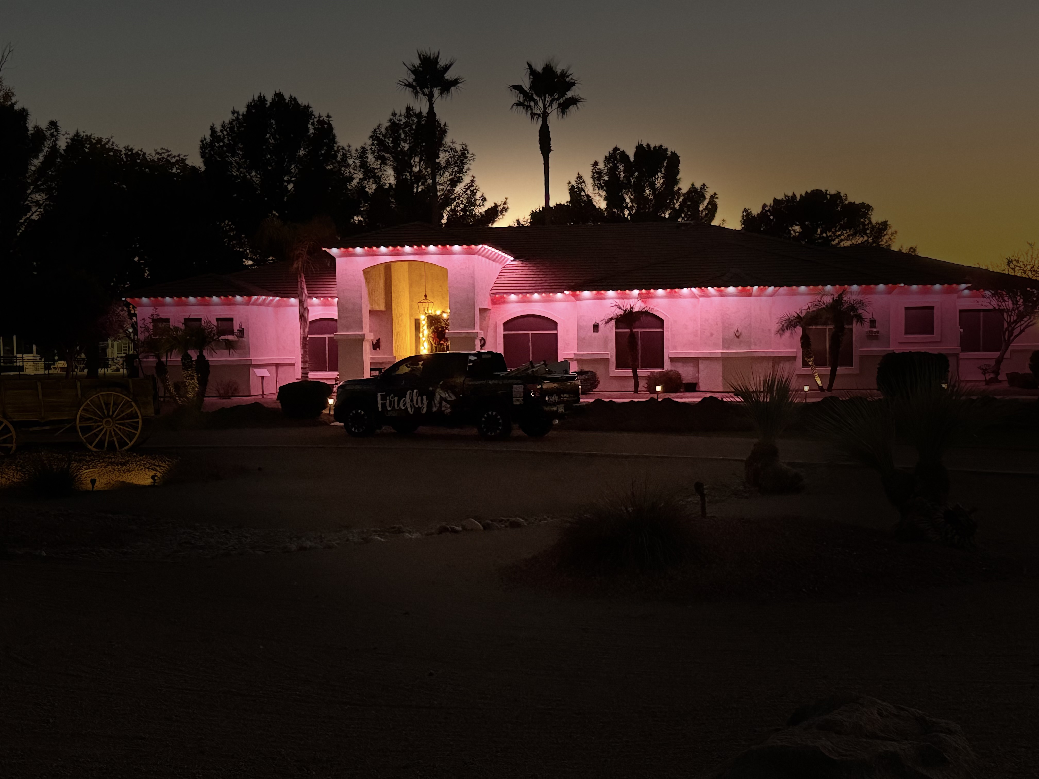 IMG 8431 permanent lighting installation in East Valley, Arizona