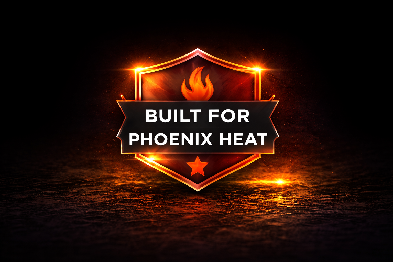 Built for Arizona heat badge